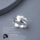  Nhẫn Bạc S925 Pure Love Yinbe Silver 