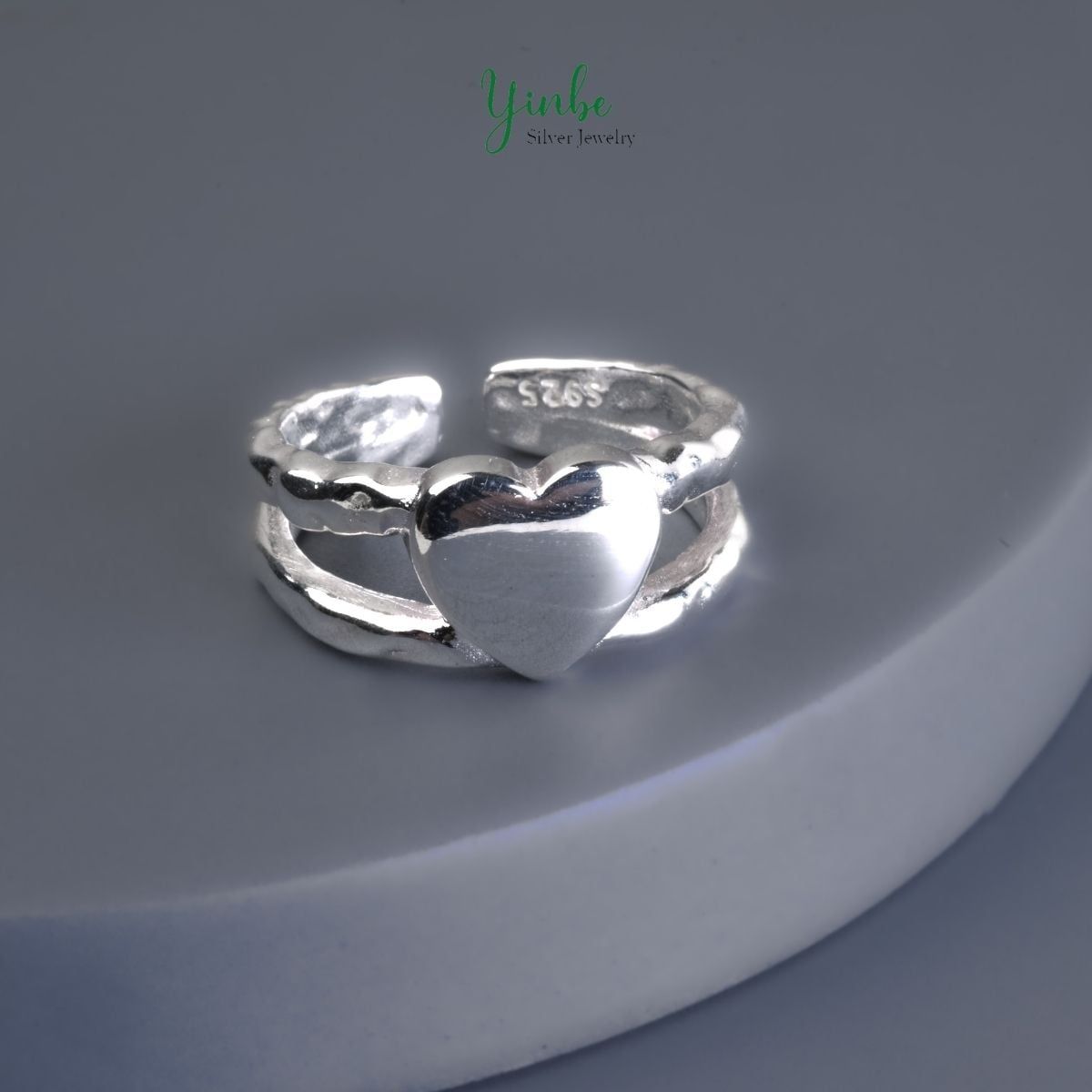  Nhẫn Bạc S925 Pure Love Yinbe Silver 
