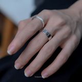  Nhẫn Bạc S925 Pure Sim Yinbe Silver 