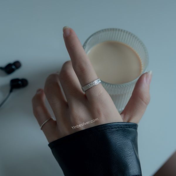  Nhẫn Bạc S925 Tinh Mạch Yinbe Silver 