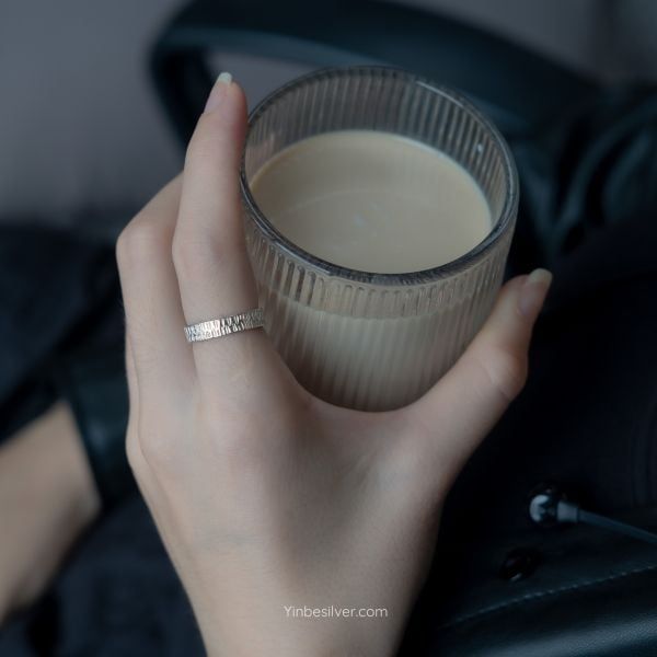  Nhẫn Bạc S925 Tinh Mạch Yinbe Silver 