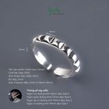  Nhẫn Bạc S925 Vertex Yinbe Silver 
