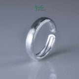  Nhẫn Bạc S925 Nhám Cát Bản 4mm Yinbe Silver 
