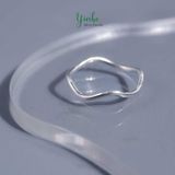 Nhẫn Bạc S925 Sóng Đơn Yinbe Silver 