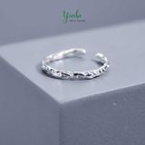 Nhẫn Bạc S925 Stone Vein Yinbe Silver 