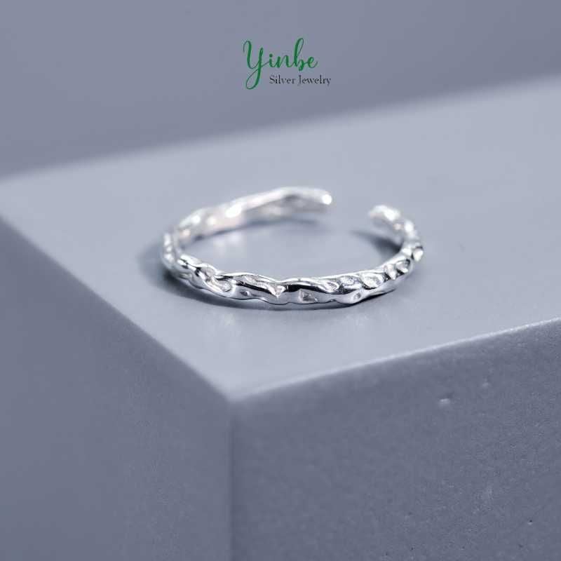  Nhẫn Bạc S925 Stone Vein Yinbe Silver 