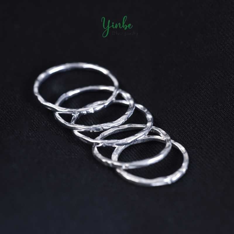  Nhẫn Bạc S925 Thin Ring Yinbe Silver 
