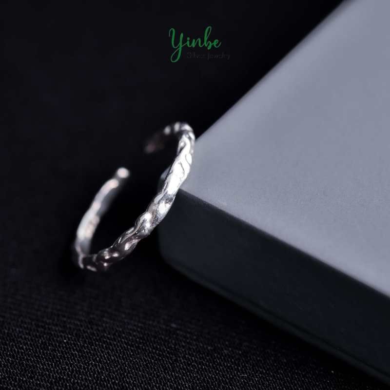  Nhẫn Bạc S925 Thin Ring Yinbe Silver 