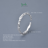  Nhẫn Bạc S925 Stone Vein Yinbe Silver 