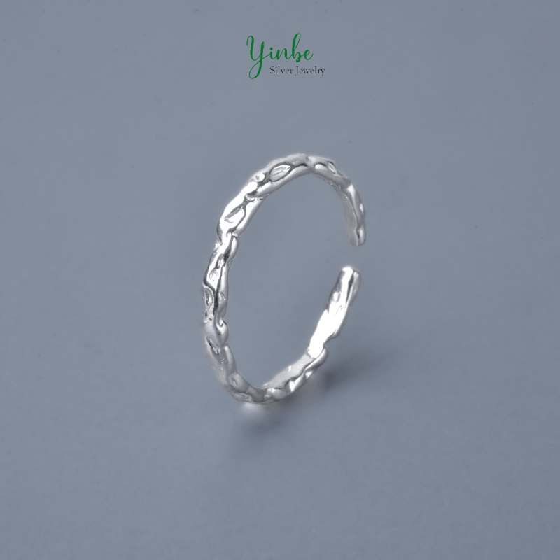  Nhẫn Bạc S925 Stone Vein Yinbe Silver 