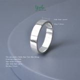  Nhẫn Bạc S925 trơn bản rộng Yinbe Silver 