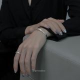  Vòng Tay Bạc (Cuff) Nữ Timber Yinbe Silver 