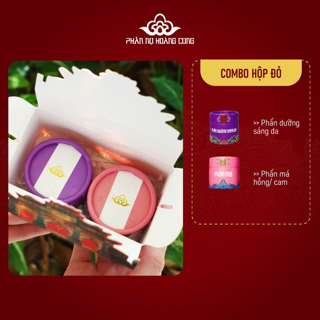 Combo Trang Điểm Phấn Sáng Da + Phấn Má - PHẤN NỤ HOÀNG CUNG (Phiên Bản Lưu Niệm)