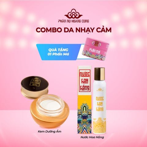 COMBO CHO DA NHẠY CẢM (tặng Phấn má hồng)