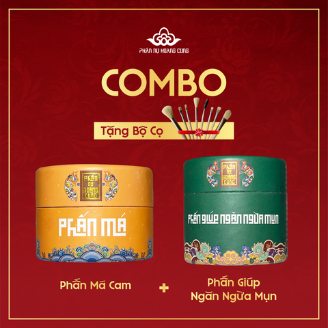 Combo Trang Điểm Phấn Ngừa Mụn + Phấn Má - PHẤN NỤ HOÀNG CUNG