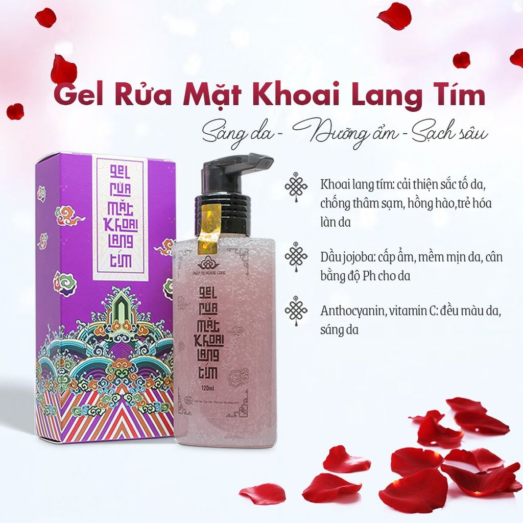 07 - Gel rửa mặt khoai lang tím (120ml)