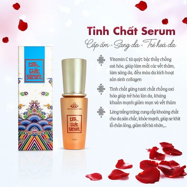 Tinh Chất Serum, Phấn Nụ Hoàng Cung, Serum Dưỡng Sáng Trẻ Hóa, Chống L