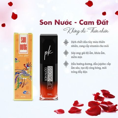 Son Nước LipGloss PK Phấn Nụ Hoàng Cung Dung Tích 5ml