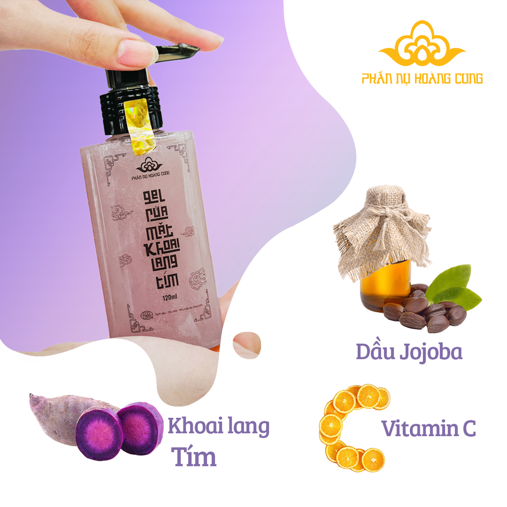 07 - Gel rửa mặt khoai lang tím (120ml)