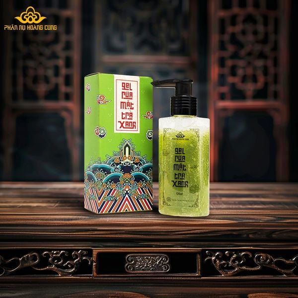 Gel Rửa Mặt Trà Xanh, Phấn Nụ Hoàng Cung, Sạch Sâu Ngừa Mụn Chống Lão