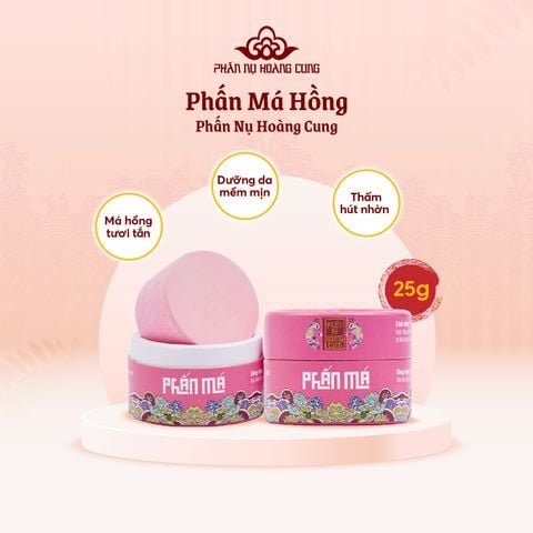 Phấn Má Hồng Mịn Nhẹ Cho Gò Má Ửng Hồng Tự Nhiên 25G -  Phấn Nụ Hoàng Cung