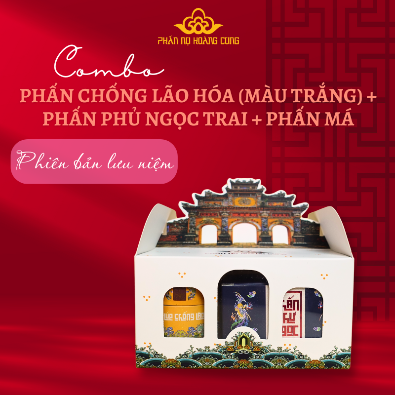 Combo trang điểm dưỡng da 3 (Phiên Bản Lưu Niệm)