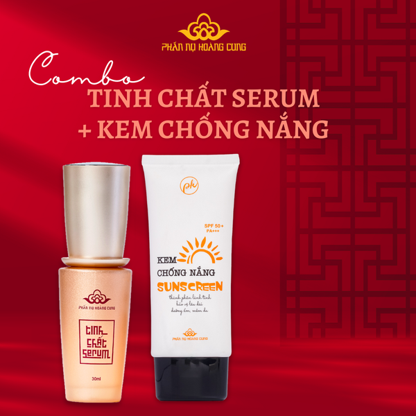 Bộ đôi chăm sóc da (Kem chống nắng Tinh chất serum)