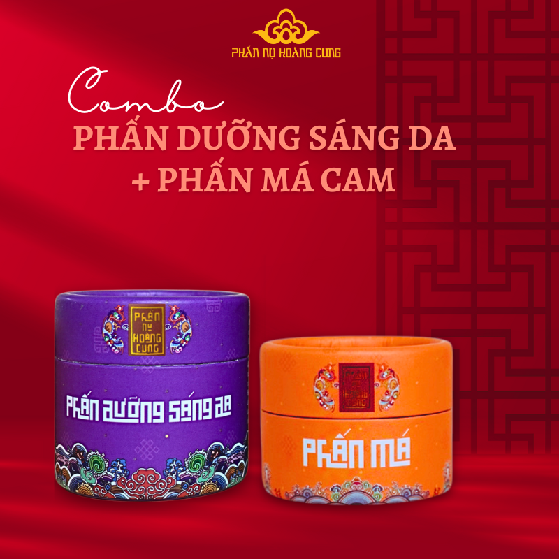 Combo Trang Điểm Phấn Sáng Da + Phấn Má - PHẤN NỤ HOÀNG CUNG (Phiên Bản Lưu Niệm)