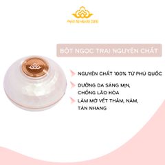 Bột Ngọc Trai Nguyên Chất Thiên Nhiên Phấn Nụ Hoàng Cung Trọng Lượng 30g