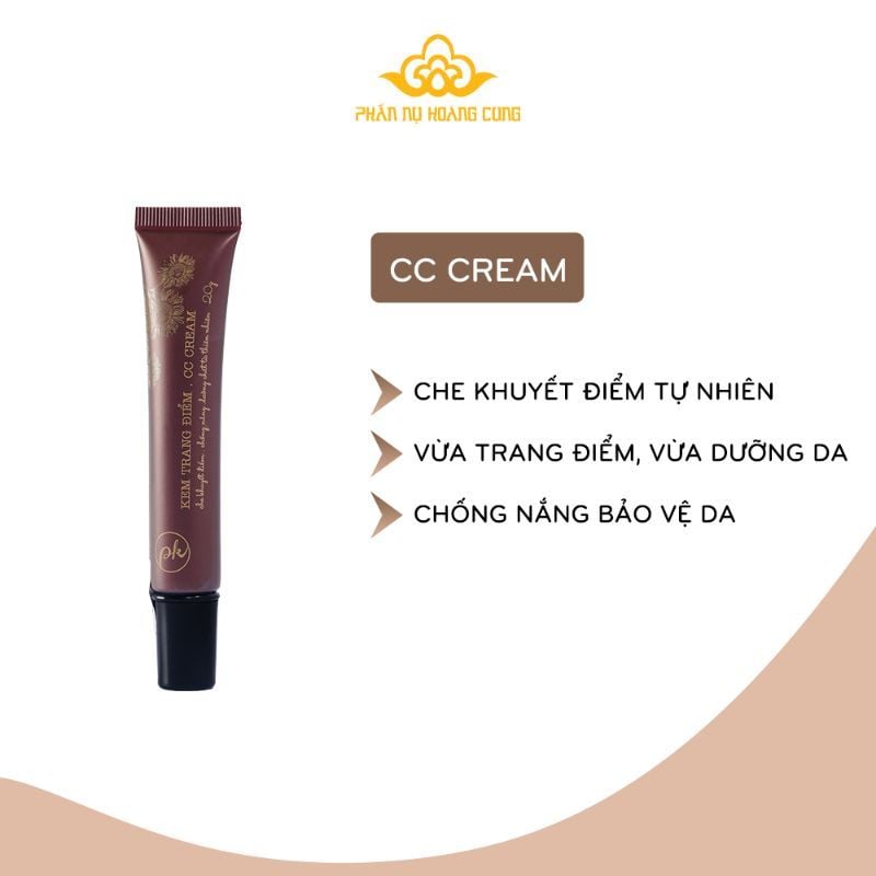 07 - Kem trang điểm CC Cream (màu sáng) Phấn Nụ Hoàng Cung Trọng Lượng 20g