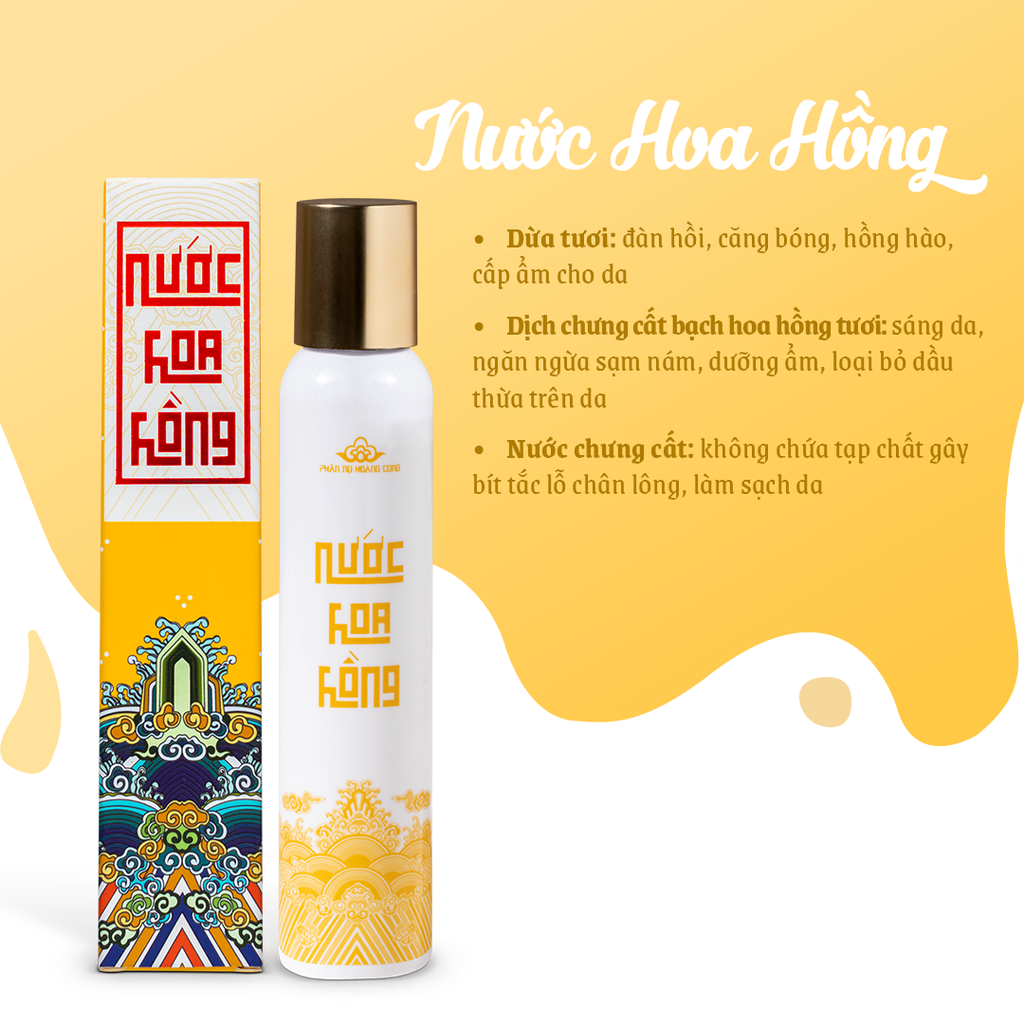 06 - Nước Hoa Hồng Phấn Nụ Hoàng Cung Dung Tích 120ml