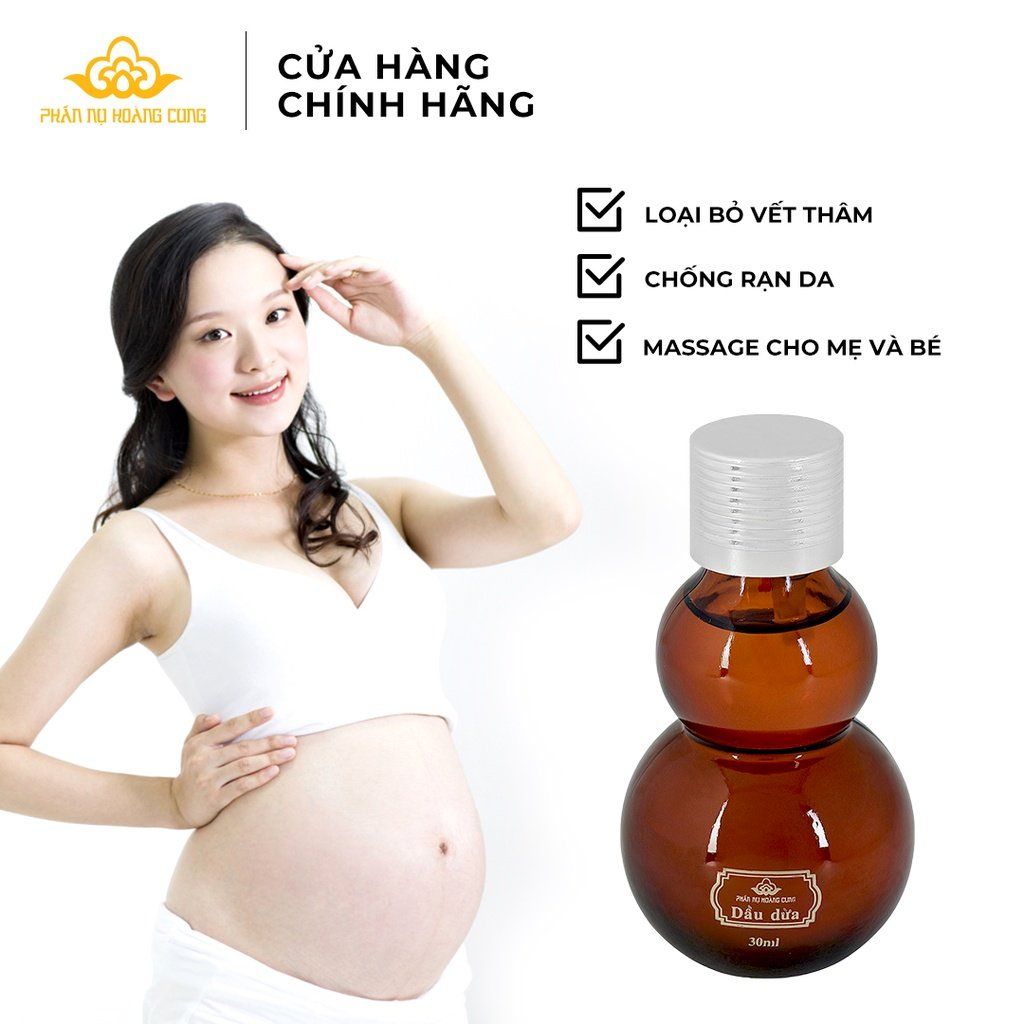 Dầu Dừa Nguyên Chất Phấn Nụ Hoàng Cung 30ml