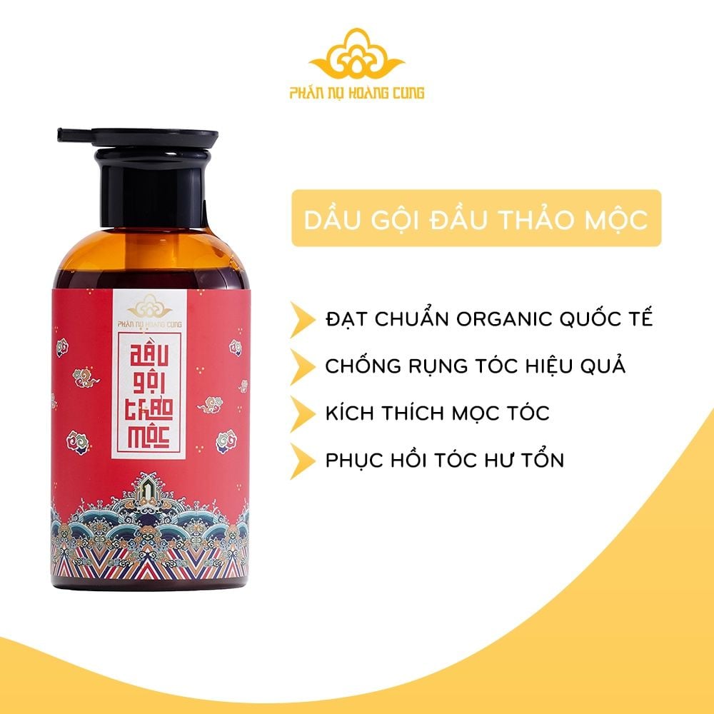 Dầu Gội Thảo Mộc Phấn Nụ Hoàng Cung Dung Tích 300ml