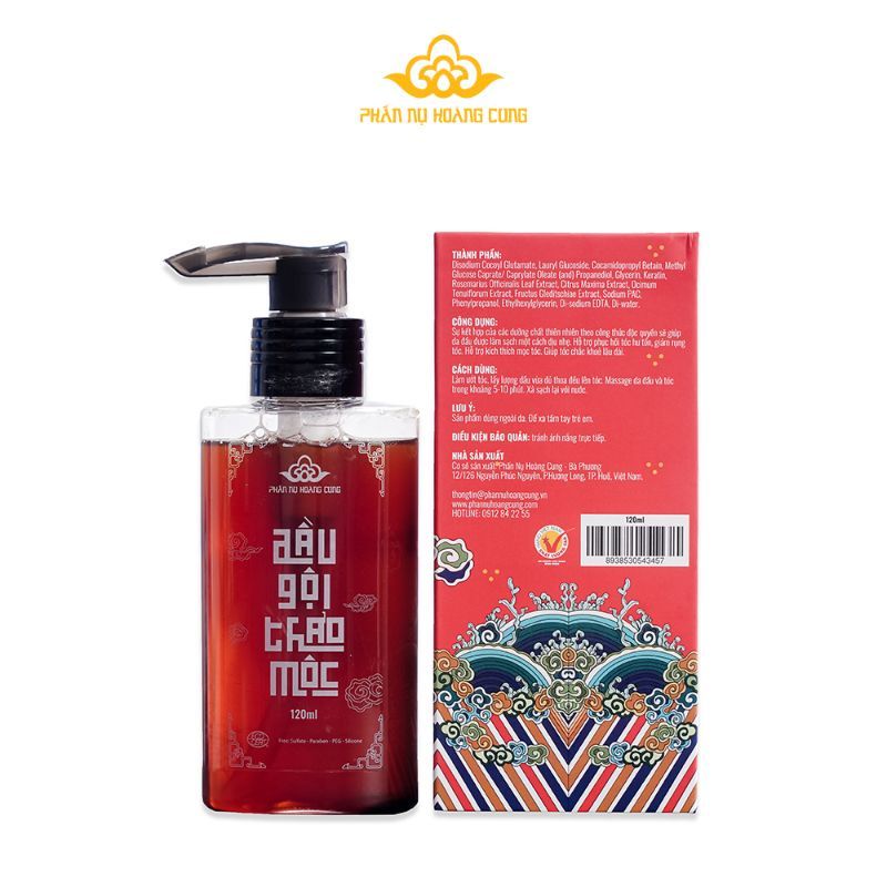 Dầu Gội Thảo Mộc Phấn Nụ Hoàng Cung Dung Tích 120ml