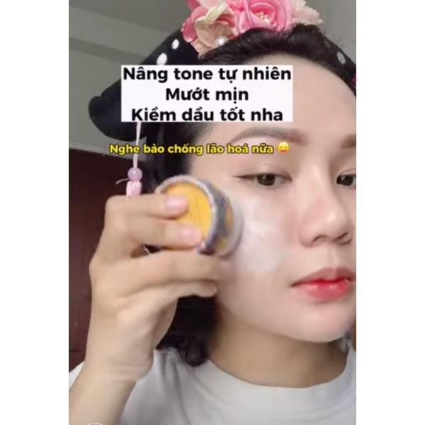 Phấn Nụ Trang Điểm Chống Lão Hóa Cho Làn Da Sáng Mịn 30G (Nụ Trắng) -  Phấn Nụ Hoàng Cung