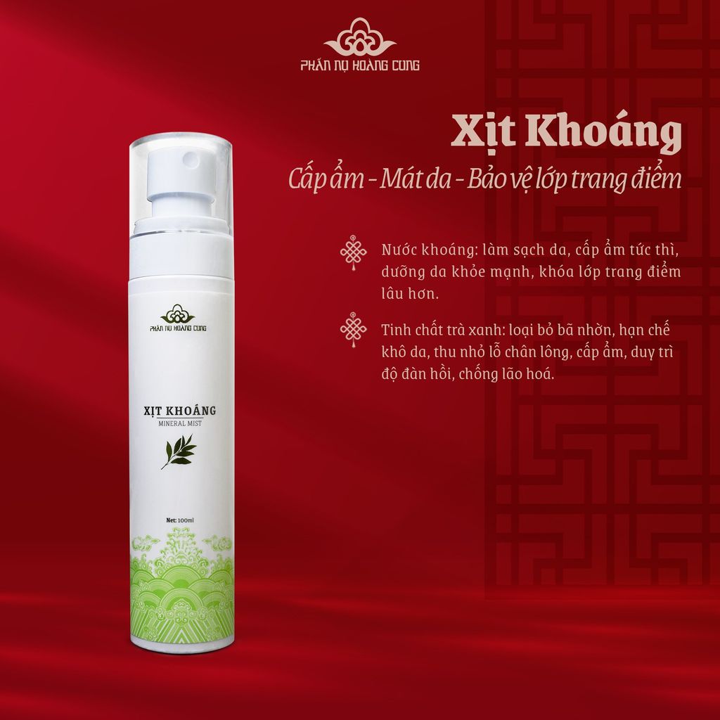 07 - Xịt Khoáng Dưỡng Da Phấn Nụ Hoàng Cung Dung Tích 100ml