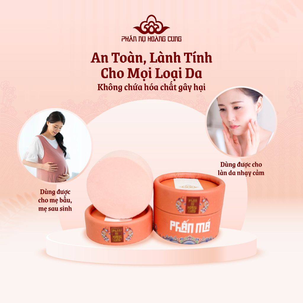 Phấn Má Cam Mịn Nhẹ Cho Lớp Makeup Tươi Tắn Tự Nhiên 25G -  Phấn Nụ Hoàng Cung
