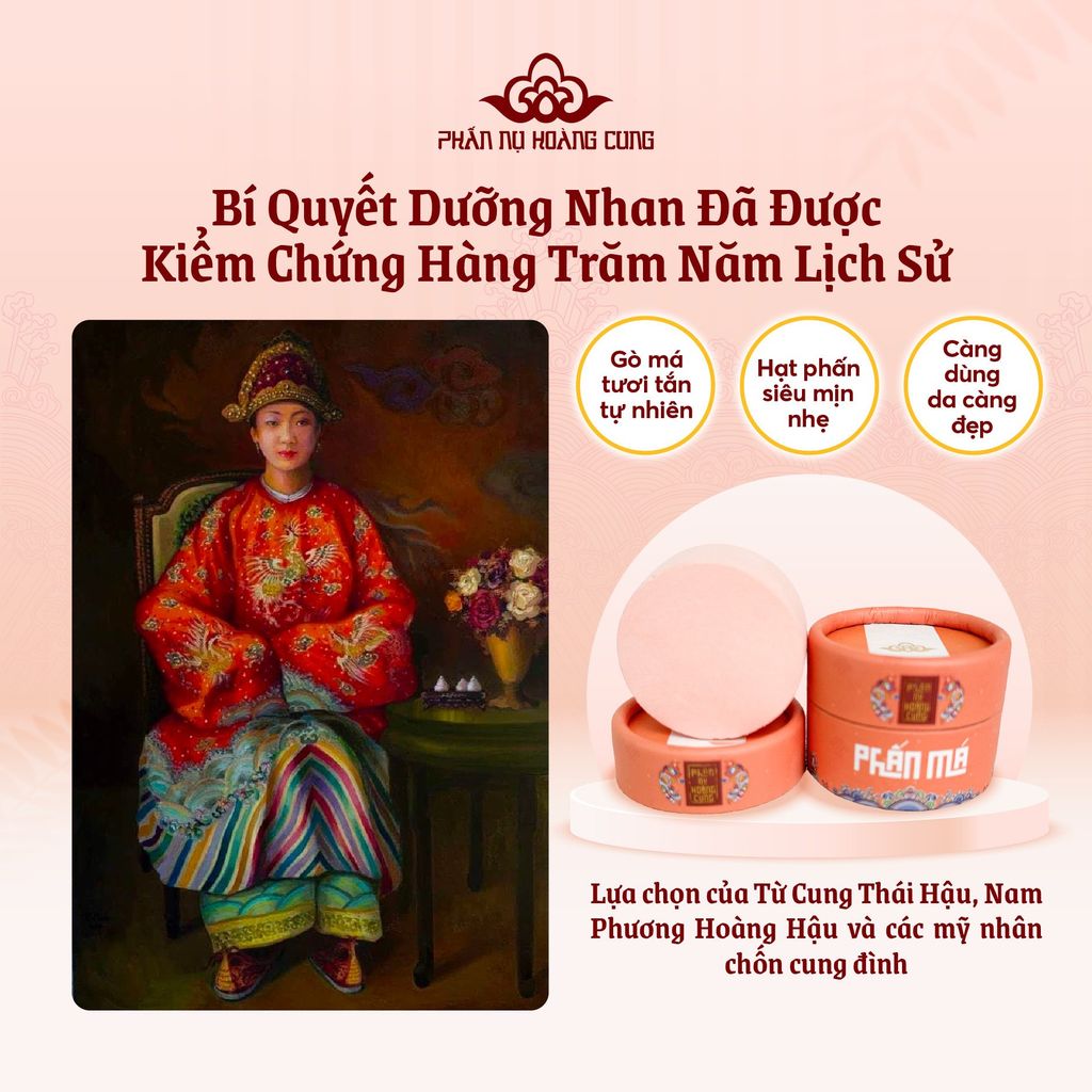 Phấn Má Cam Mịn Nhẹ Cho Lớp Makeup Tươi Tắn Tự Nhiên 25G -  Phấn Nụ Hoàng Cung