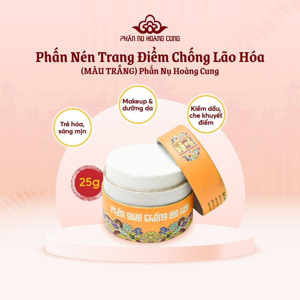 Combo Dưỡng Da Phấn Chống Lão Hóa + Phấn Ngừa Mụn - PHẤN NỤ HOÀNG CUNG (Phiên Bản Lưu Niệm)