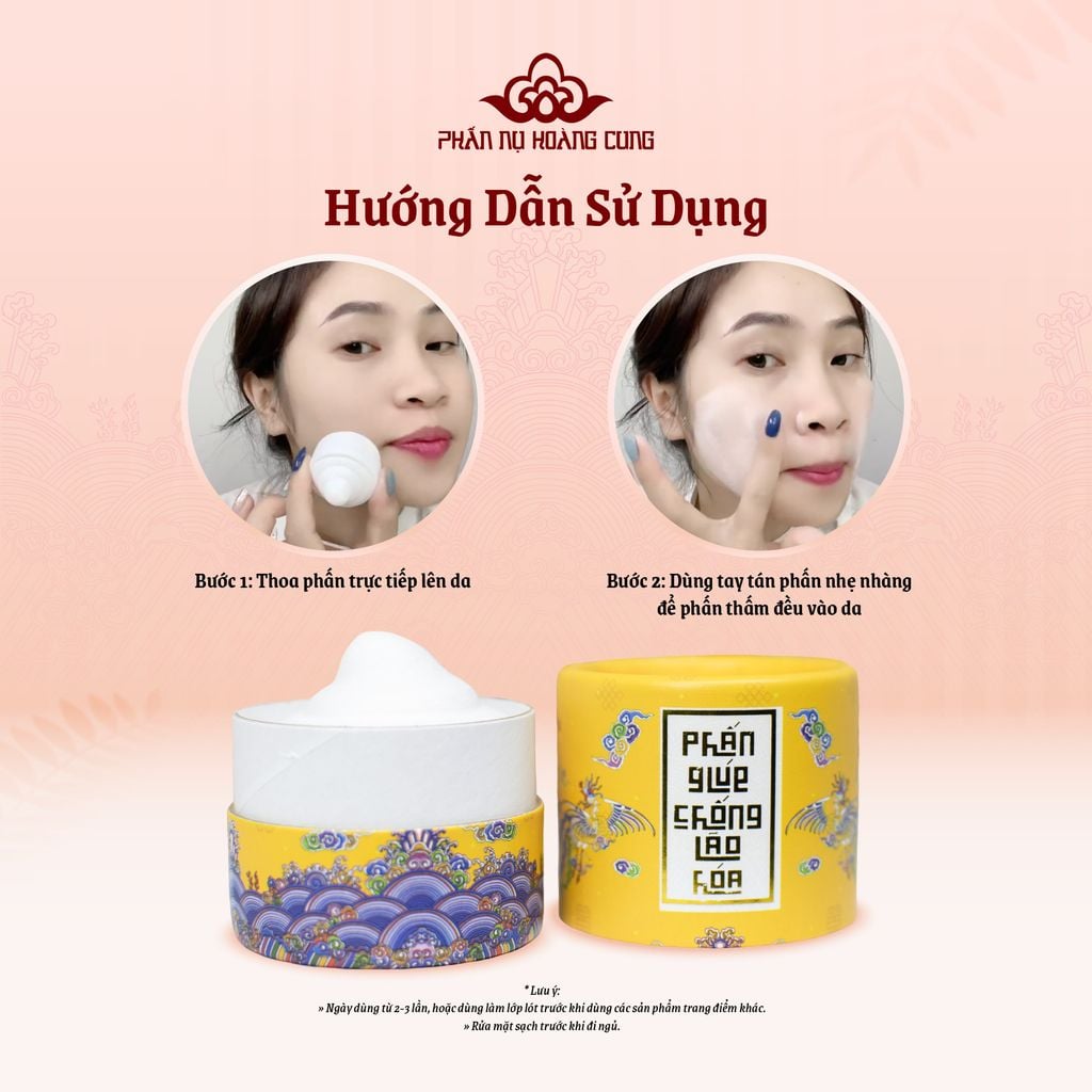 Phấn Nụ Trang Điểm Chống Lão Hóa Cho Làn Da Sáng Mịn 30G (Nụ Trắng) -  Phấn Nụ Hoàng Cung