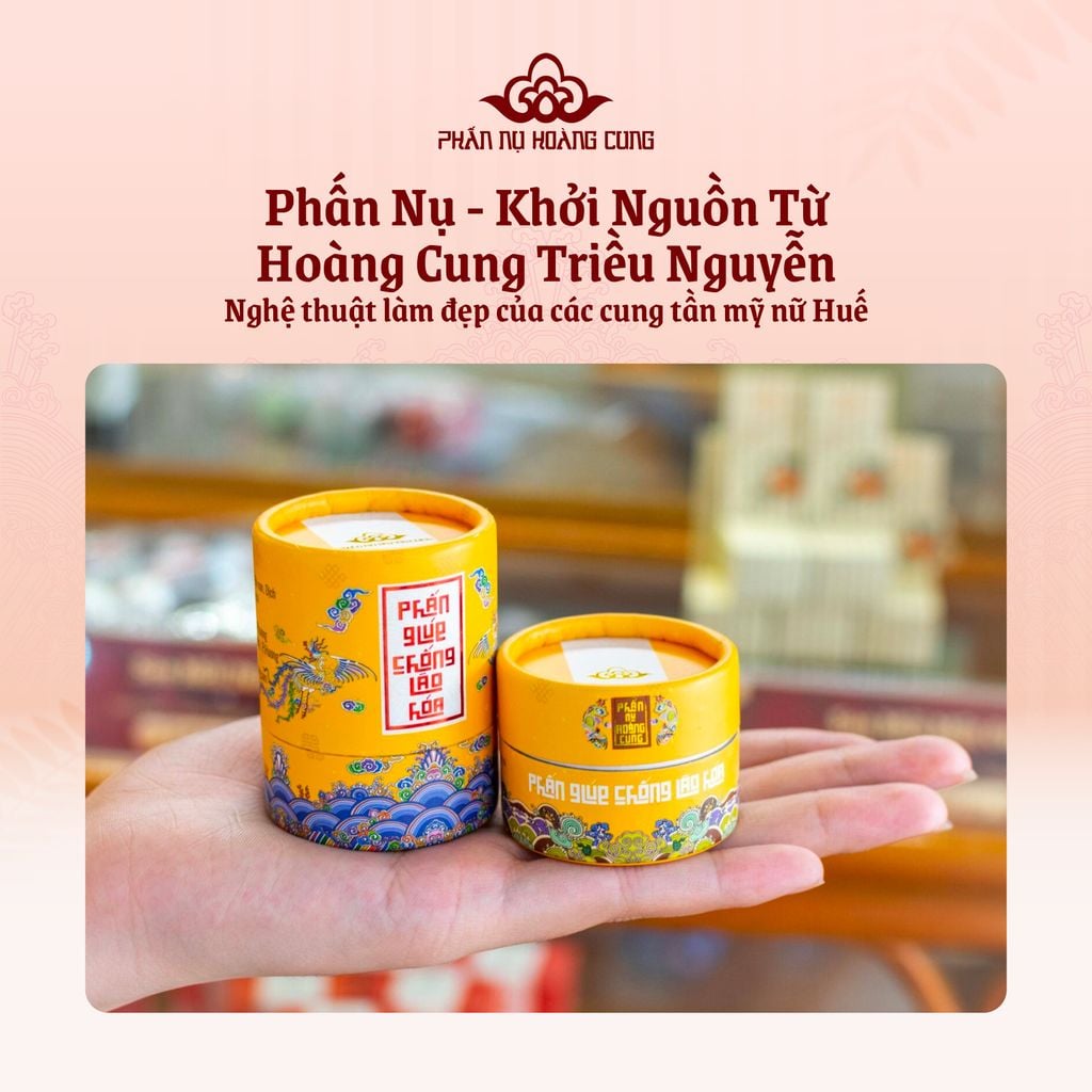 Phấn Nụ Trang Điểm Chống Lão Hóa Cho Làn Da Sáng Mịn 30G (Nụ Trắng) -  Phấn Nụ Hoàng Cung
