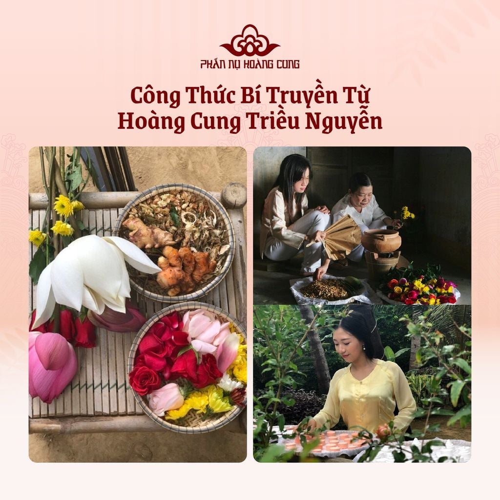 Phấn Nụ Trang Điểm Chống Lão Hóa Cho Làn Da Sáng Mịn 30G (Nụ Trắng) -  Phấn Nụ Hoàng Cung