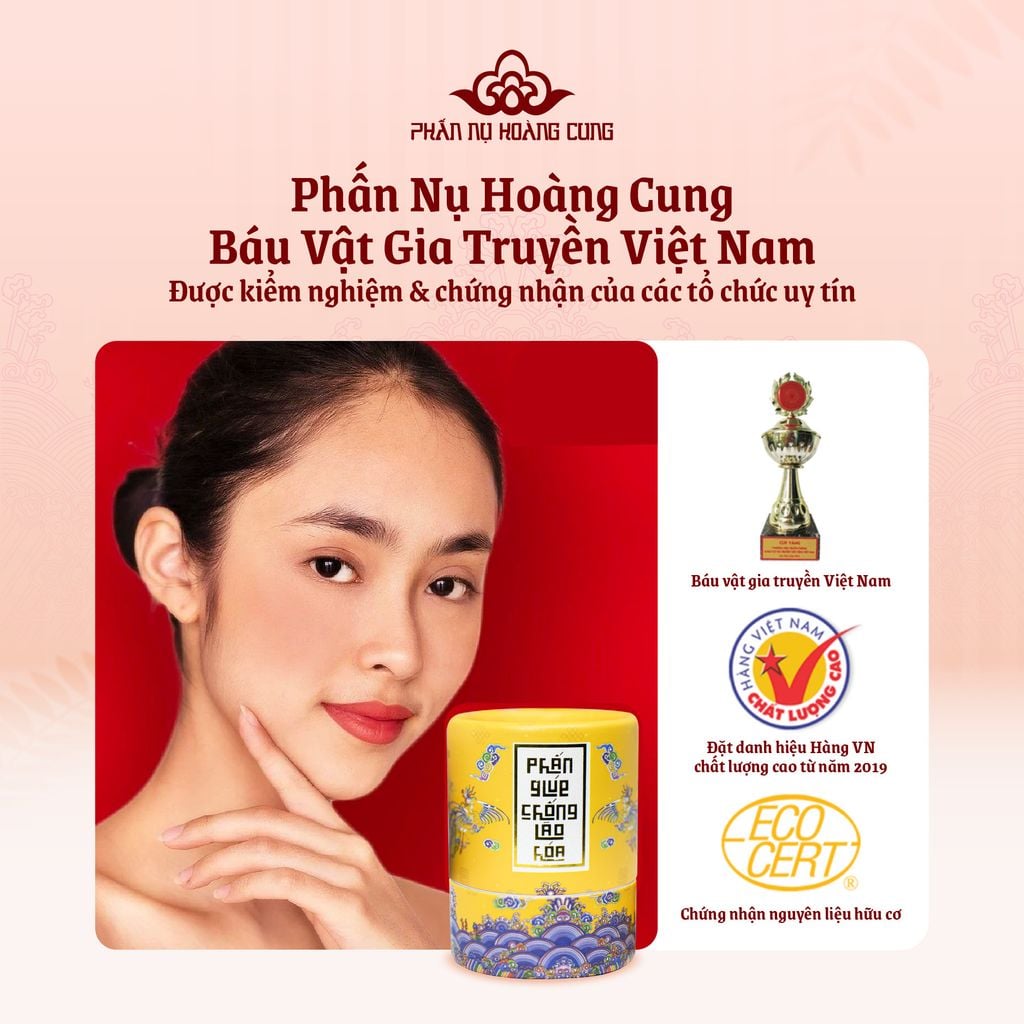 Phấn Nụ Trang Điểm Chống Lão Hóa Cho Làn Da Sáng Mịn 30G (Nụ Trắng) -  Phấn Nụ Hoàng Cung
