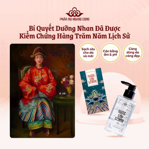 Nước Tẩy Trang Organic Sạch Sâu Dưỡng Ẩm Không Cồn 120ml - Phấn Nụ Hoàng Cung