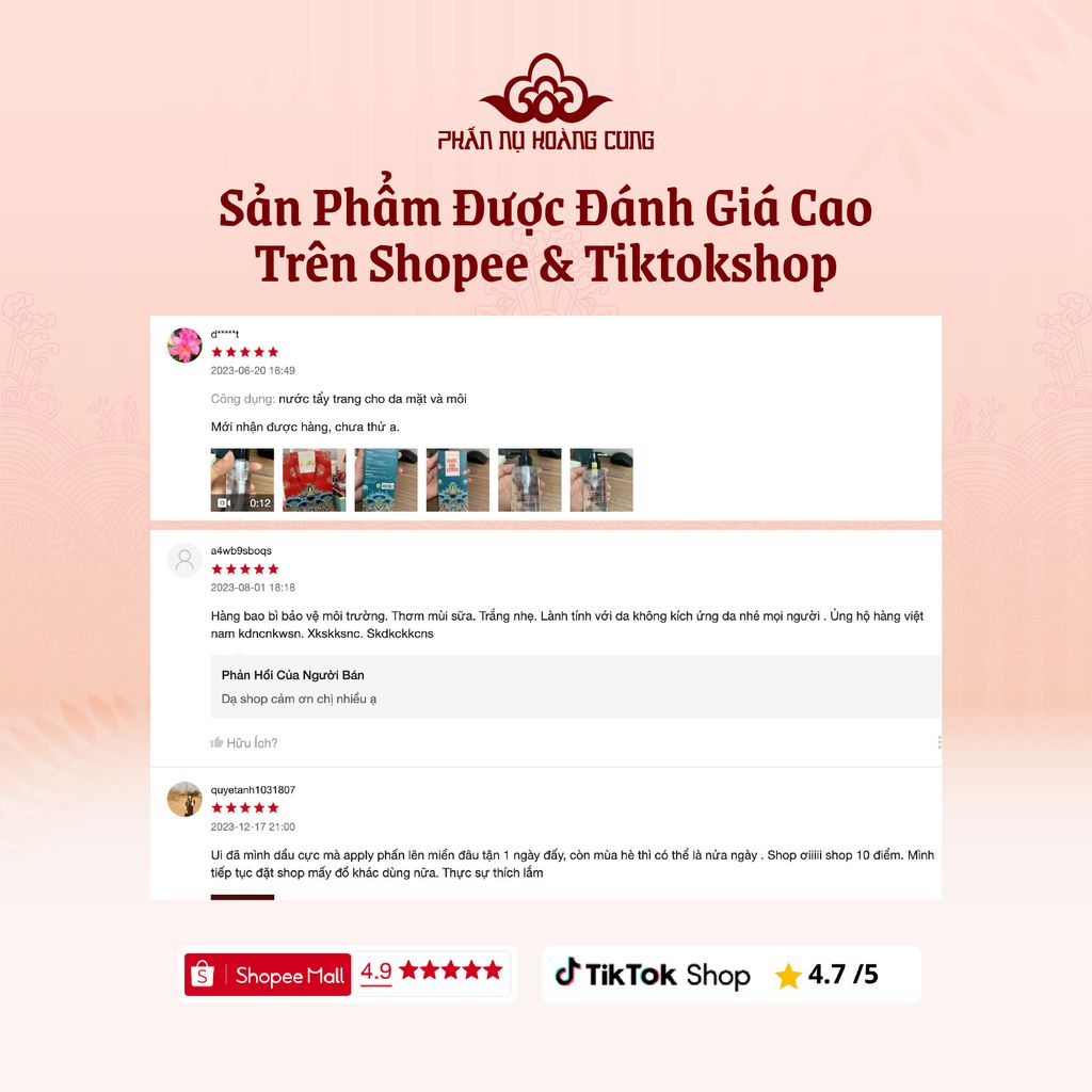 Nước Tẩy Trang Organic Sạch Sâu Dưỡng Ẩm Không Cồn 120ml - Phấn Nụ Hoàng Cung