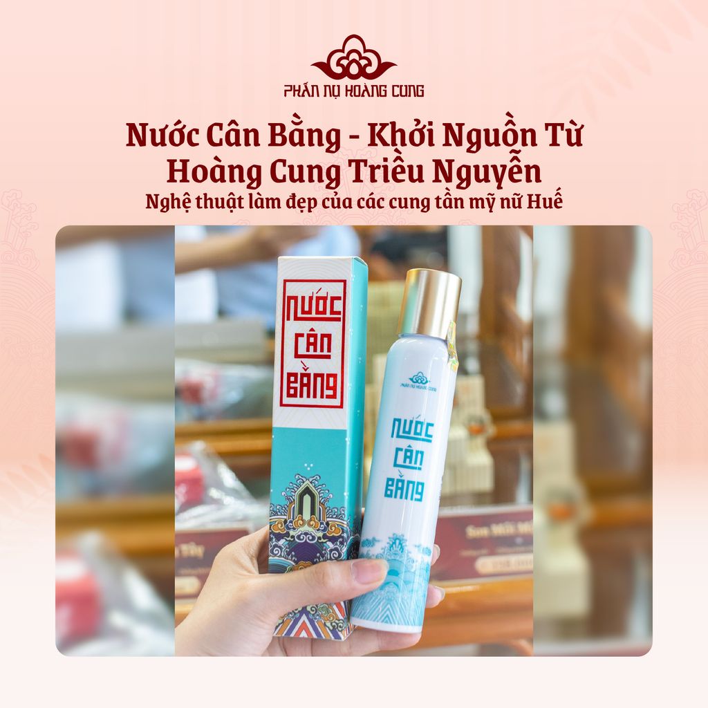 Nước Cân Bằng Độ Ẩm, Sạch Sâu & Trẻ Hóa Da 100ml (Toner) - Phấn Nụ Hoàng Cung