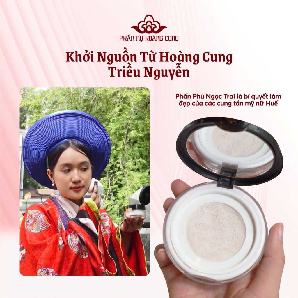 Phấn Phủ Ngọc Trai Phấn Nụ Hoàng Cung size 5g