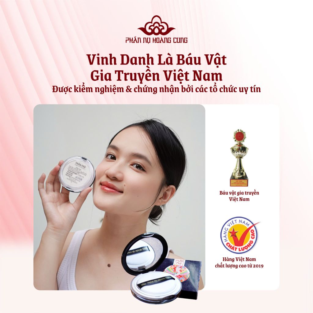 Phấn Phủ Ngọc Trai Phấn Nụ Hoàng Cung size 5g