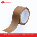  EBK1D - 4.8cmx100yard - Băng keo Đục - Băng dính niêm phong đóng hàng 