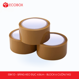  EBK1D - 4.8cmx100yard - Băng keo Đục - Băng dính niêm phong đóng hàng 